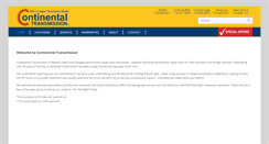 Desktop Screenshot of continentaltransmission.com